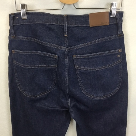 Madewell 10" High-Rise Skinny Crop Macarthur Wash Exposed Zip Edition - Picture 4 of 13